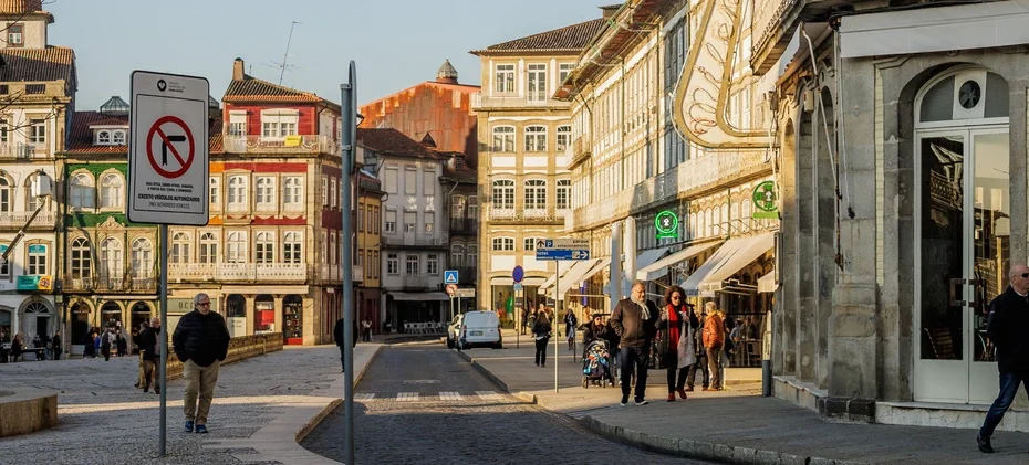 Frente do Café Milenário em Guimarães